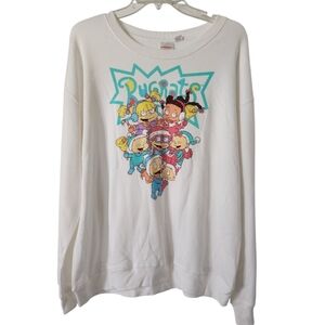 NICKELODEON HOLIDAY RUGRATS CREW-NECK SWEATSHIRT SZ XXL NWT